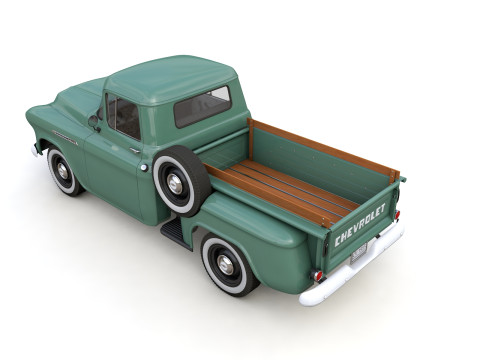 Chevy 3100 Steepside Pickup 1955 3Dモデル