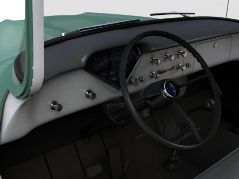 Chevy 3100 Steepside Pickup 1955 3D Model