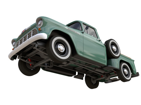 Chevy 3100 Steepside Pickup 1955 3Dモデル
