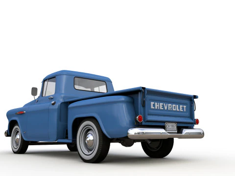 Chevy 3100 Steepside Pickup 1957 3D Model