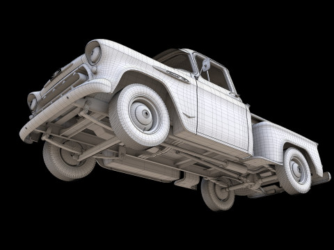 Chevy 3100 Steepside Pickup 1957 3Dモデル