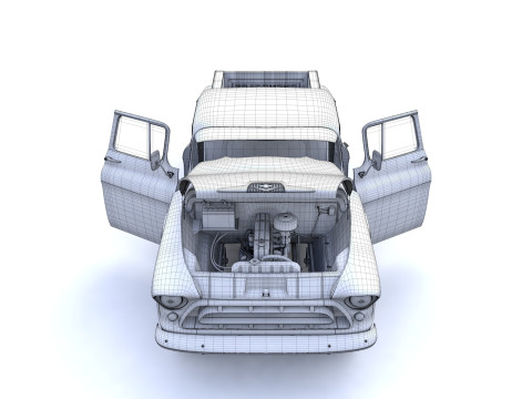 Chevy 3100 Steepside Pickup 1957 3Dモデル