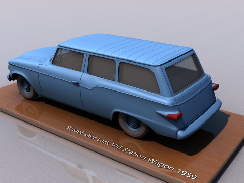 Studebaker Lark VII Station Wagon 1959 3D Print Model