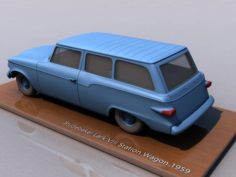 Studebaker Lark VII Station Wagon 1959 Modelo de Impressão 3D