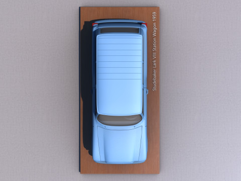 Studebaker Lark VII Station Wagon 1959 3D Print Model