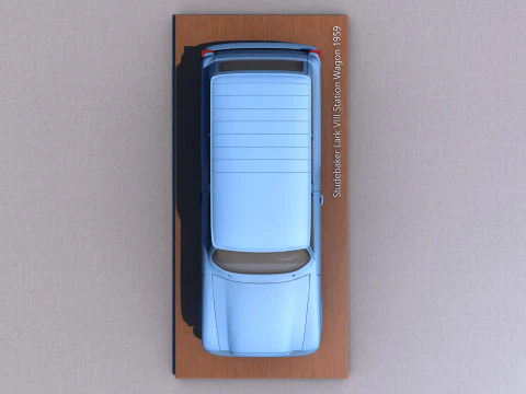 Studebaker Lark VII Station Wagon 1959 Modelo de Impressão 3D