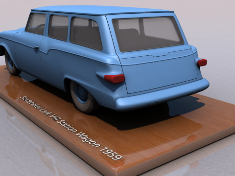 Studebaker Lark VII Station Wagon 1959 3D Print Model