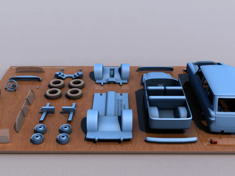 Studebaker Lark VII Station Wagon 1959 Modelo de Impressão 3D