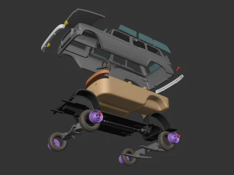 Studebaker Lark VII Station Wagon 1959 Modelo de Impressão 3D