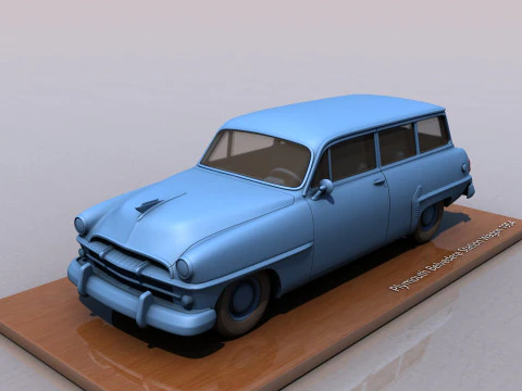 Kombi Plymouth Belvedere z 1954 r Model do druku 3D