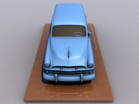 Plymouth Belvedere Station Wagon 1954 Model do druku 3D