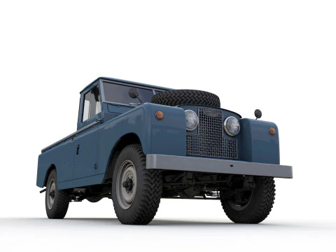Camioncino Land Rover Serie II LWB del 1961 Modello 3D