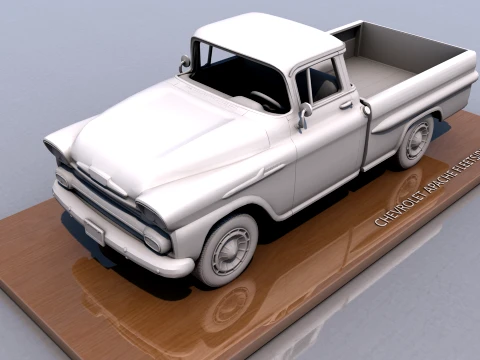 CHEVY APACHE FLEETSIDE 1958 3D Принт Модель