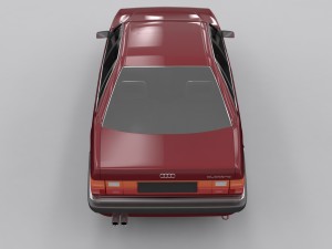 audi 100 c3 sport quattro 3D Model