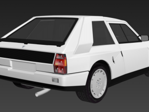 lancia delta s4 Model 3D