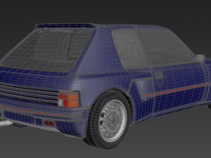 peugeot 205 turbo Model 3D