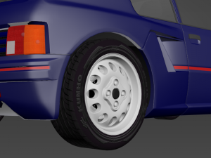 peugeot 205 turbo Model 3D