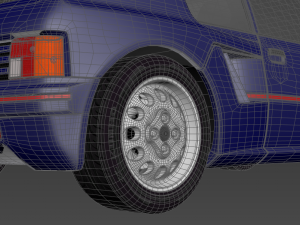 peugeot 205 turbo Model 3D