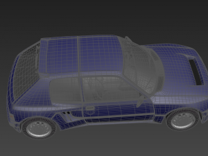 peugeot 205 turbo Model 3D