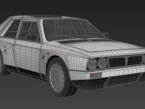 b group rally car collection vol1 3D Model