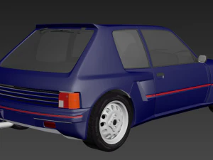 b group rally car collection vol1 3D Model