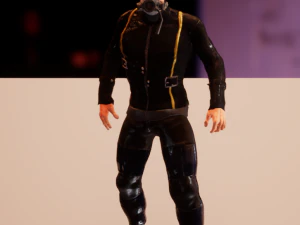 hero apcalptic 3D Model