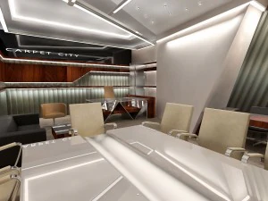 espacio de oficina Modelo 3D