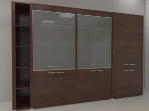 办公室陈设 3D 模型