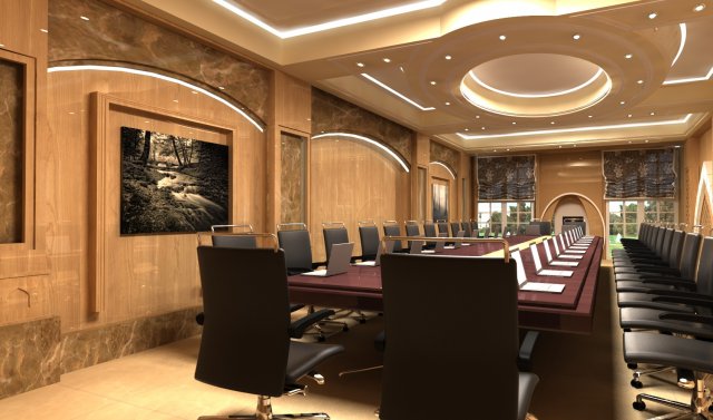 office space 3D Модель .c4d .max .obj .3ds .fbx .stl .blend 