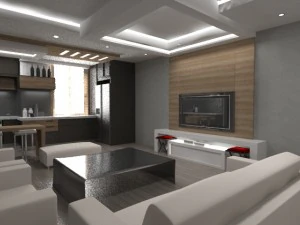 вітальня 3D Модель