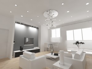 living room 3D 모델