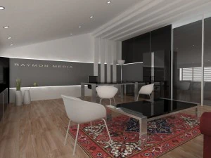 офісне приміщення 3D Модель