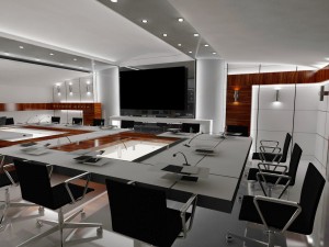 office space Modello 3D