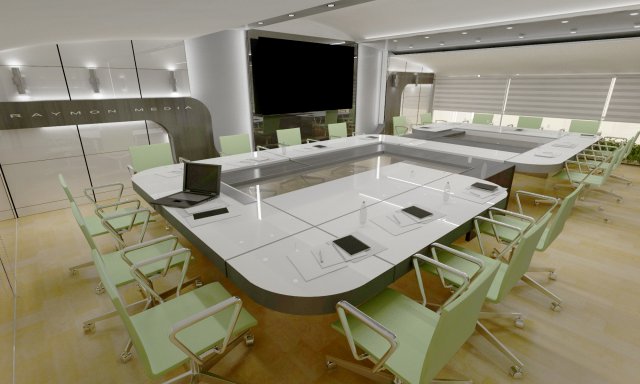 office space 3D मॉडल .c4d .max .obj .3ds .fbx .stl .blend 