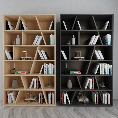 bookcase 3Dモデル .c4d .max .obj .3ds .fbx .stl .blend 