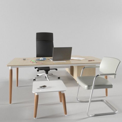 desk Modelo 3D .c4d .max .obj .3ds .fbx .stl .blend