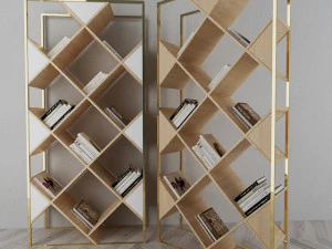 книжкова шафа 3D Модель