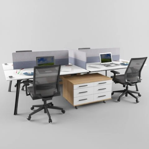 office desk 3D Model .c4d .max .obj .3ds .fbx .stl .blend 