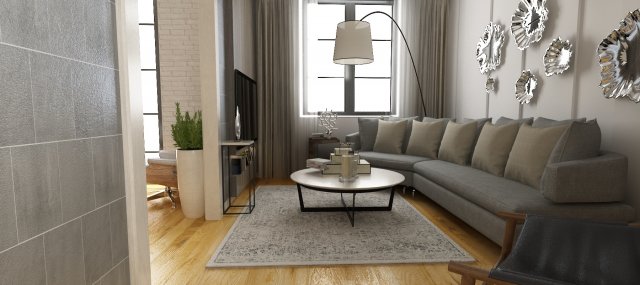 modern living room 3D मॉडल .c4d .max .obj .3ds .fbx .stl .blend 