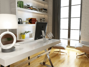 modern living room 3D मॉडल