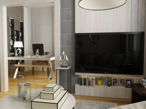 modern living room 3D मॉडल
