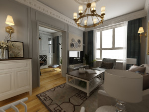 classic living room 3D Model