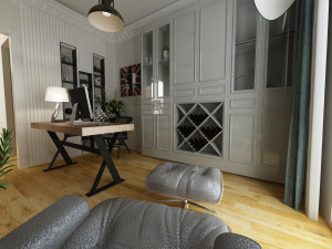 classic living room 3D Model