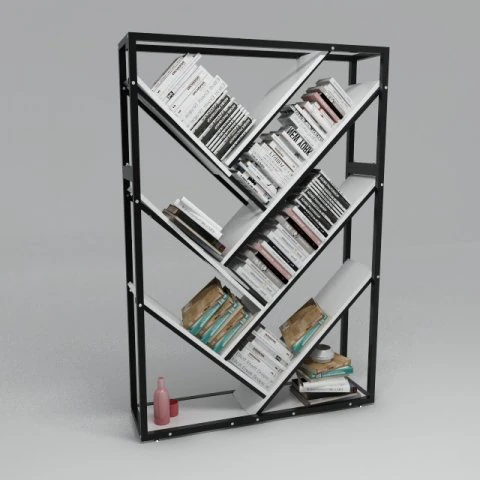 bookcase 3D Model .c4d .max .obj .3ds .fbx .stl .blend 