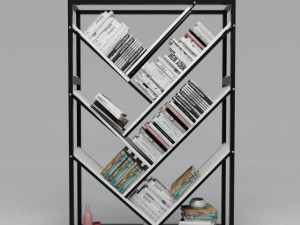 bookcase Model 3D