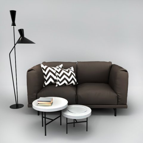 sofa Modèle 3D .c4d .max .obj .3ds .fbx .stl .blend 