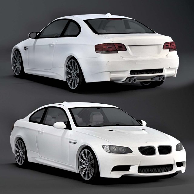320 coupe 3D Model .c4d .max .obj .3ds .fbx .stl .blend 