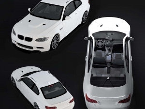320 coupe 3D Model