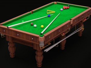 3d model snooker 3Dモデル