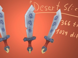 Hand Painting - Desert Slicer Game Dev Tuts